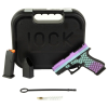 glock 43x m.o.s 9mm 3.41in 10rd island bug semi-auto pistol (ux4350204frmosn-bgsct)
