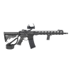 raptor defense rd-15 loadout red dot 2 mid-length 5.56mm nato 16in 30rd ar-15 black anodized rifle (rd11561)