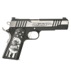 auto ordnance 1911 land of the free special edition .45 acp 5in 7rd black/stainless semi-automatic pistol (1911tcac21)