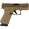 glock 43x mos 9mm 3.41in 15rd coyote semi-auto pistol (px435z203frmosk)
