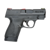 smith & wesson m&p 40 shield 40 s&w 3.1in hi viz sights 1x6rd 1x7rd pistol (11906)