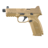 fn america fn-509 tactical 9mm 4.5in 1x17rd/1x24rd flat dark earth pistol (66-100373)