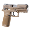 sig sauer p320-m18 9mm 3.9in 17rd/2x 21rd mag coyote tan pistol (320ca-9-m18-ms)