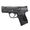 smith & wesson m&p9 m2.0 subcompact 3.6in 12rd no thumb safety pistol (12481)
