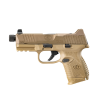 fn 509 compact tactical 9mm 4.32in 15/12/24rd flat dark earth semi-automatic pistol (66-100780)