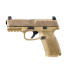 fn 509 midsize mrd 9mm 4in 15rd flat dark earth semi-automatic pistol (66-100741)