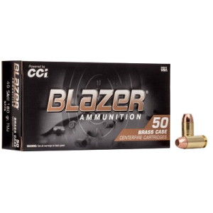CCI - Blazer - 40 S&W - 180 Grain - FMJ - 50
