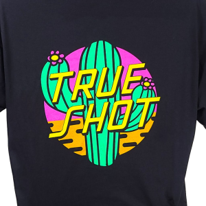True Shot - Cactus - T-Shirt - Black / 3XL