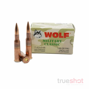 Wolf - Military Classic - 7.62x54R - 148 Grain - FMJ - 20