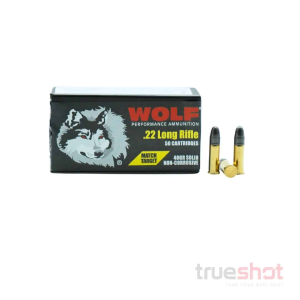 Wolf - Match Target - 22 Long Rifle - 40 Grain - Solid Round Nose - 5000
