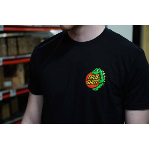 True Shot - Baby Godzilla Shirt - Black - XL
