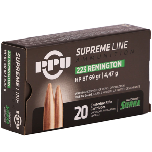 Supreme - 223 Rem - 69 Grain - Sierra MatchKing - HPBT - 20