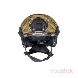 Full Forge Gear - Level 3A Ballistic Helmet - Black with Multi-Cam Cover - Exempt