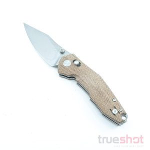 GiantMouse - ACE Nazca - Natural - Micarta - Satin - M390 - 3.2"
