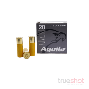 Aguila - 20 Gauge - #2 Buckshot - 2.75" - 1 oz. - 1220 FPS - 250