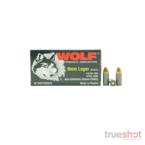 Wolf Ammunition - 9mm - 115 Grain - FMJ - 1000