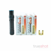 BUNDLE DEAL: Black Olight Warrior 3S High Beam Tactical Flashlight and 500 Rounds of Ammo - Maxxtech 9mm 115 Grain