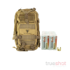 BUNDLE DEAL: Tan Full Forge Gear Backpack and 500 Rounds of Ammo - Maxxtech 9mm 115 Grain