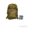 BUNDLE DEAL: Tan Glock Multipurpose Backpack and 500 Rounds of Ammo - Magtech 9mm 115 Grain Steel