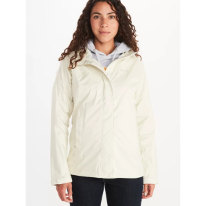 Marmot PreCip Eco Jacket Womens | Natural | Size X-Small | Christy Sports product image