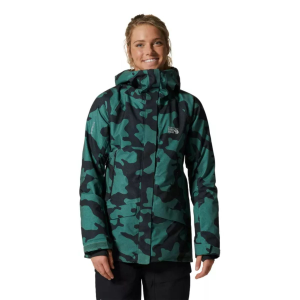 Mountain Hardwear Cloud Bank GTX Insulated Jacket Womens | Multi Green | Size Large | Christy Sports product image