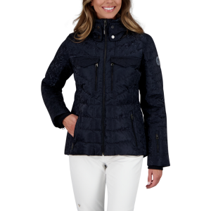 Obermeyer Devon Down Jacket Womens | Multi Black | Size 8 | Christy Sports product image