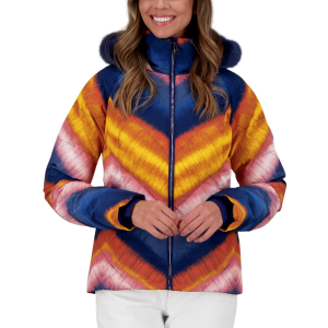 Obermeyer Bombshell Jacket Womens | Multi Navy | Size 8 | Christy Sports product image