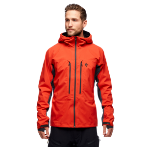Black Diamond Dawn Patrol Shell Jacket Mens | Red | Size X-Large | Christy Sports product image