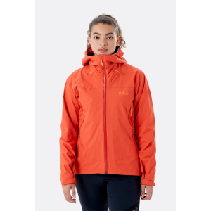Rab Downpour Plus 2.0 Waterproof Jacket Womens | Coral | Size 10 | Christy Sports product image