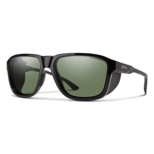 Smith Embark Sunglasses Black + ChromaPop Polarized Gray Green Lens | Black | Christy Sports