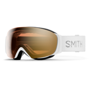 Smith I/O Mag S Goggle + ChromaPop Pro Photochromic Gold Mirror Lens Womens | White | Christy Sports